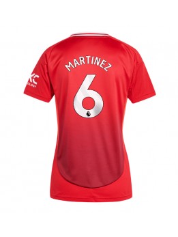 Manchester United Lisandro Martinez #6 Replika Hemmakläder Dam 2024-25 Kortärmad